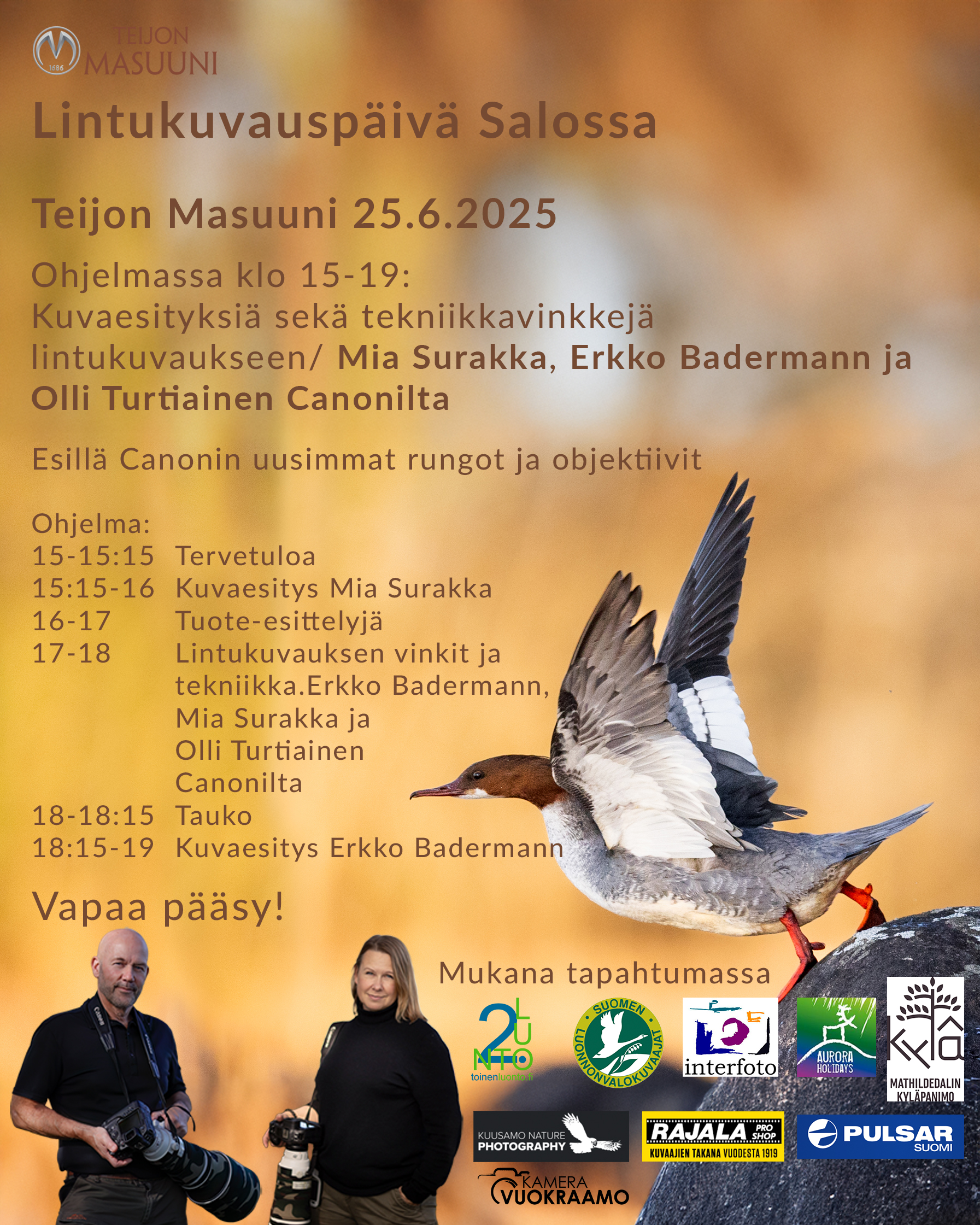 Teijon Masuuni — Lintukuvapäivä